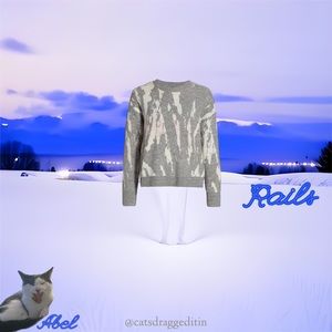 NWT $248 Rails | Virgo | Grey | Tie Dye | Sweater